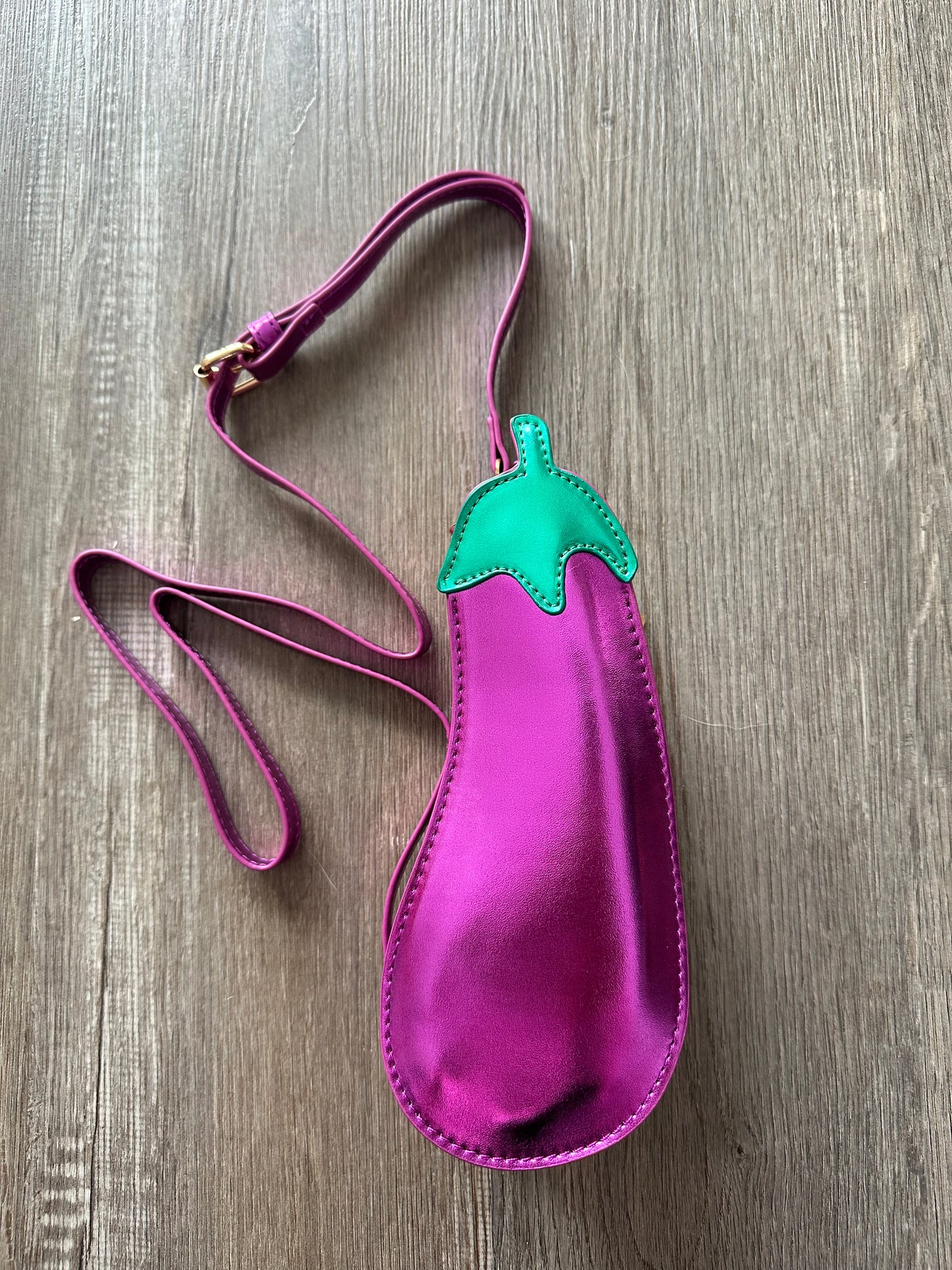 Eggplant Shaped Purse