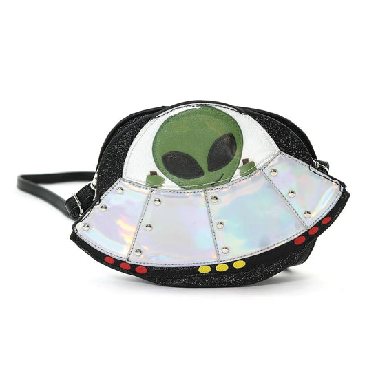 Alien Flying Spaceship Purse