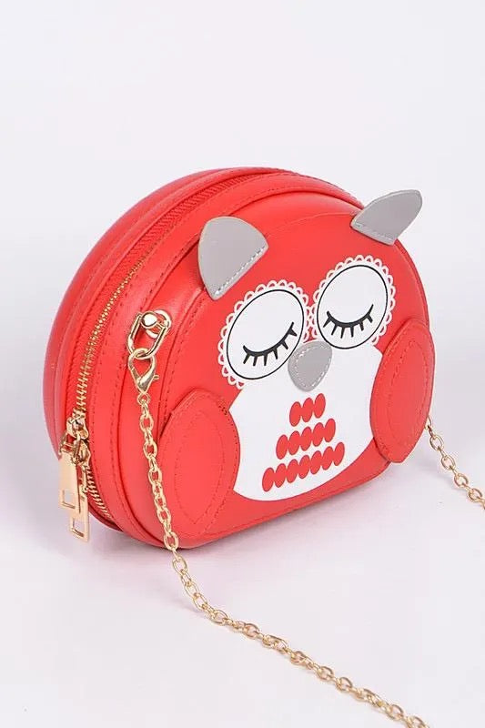 Sleepy Owl Purse