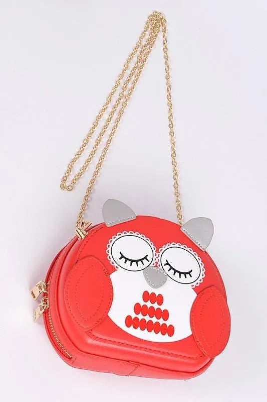 Sleepy Owl Purse