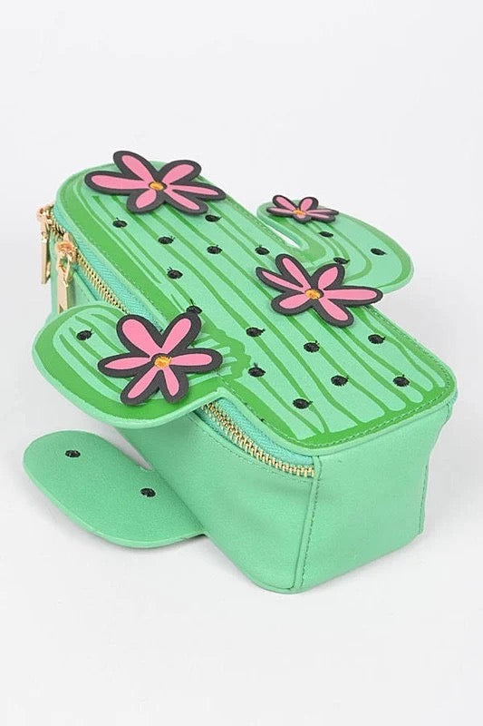 Flower Cactus Purse