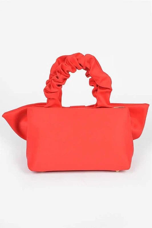 Large Bow Tie Clutch Purse