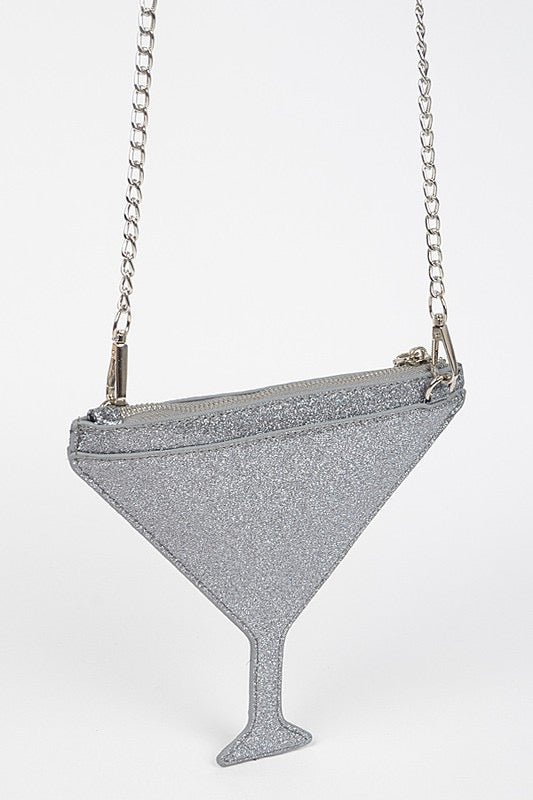 Glitter Martini Cocktail Bag