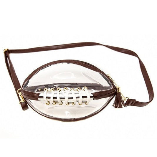 Clear Football Purse