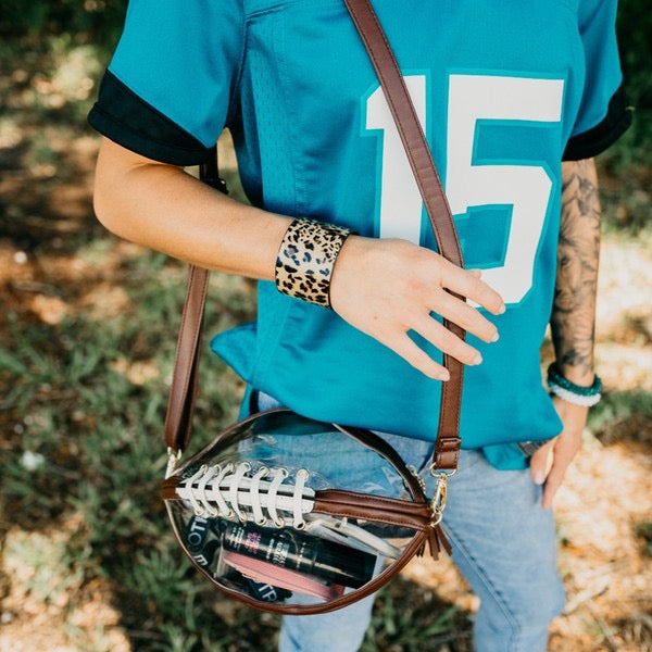 Clear Football Purse