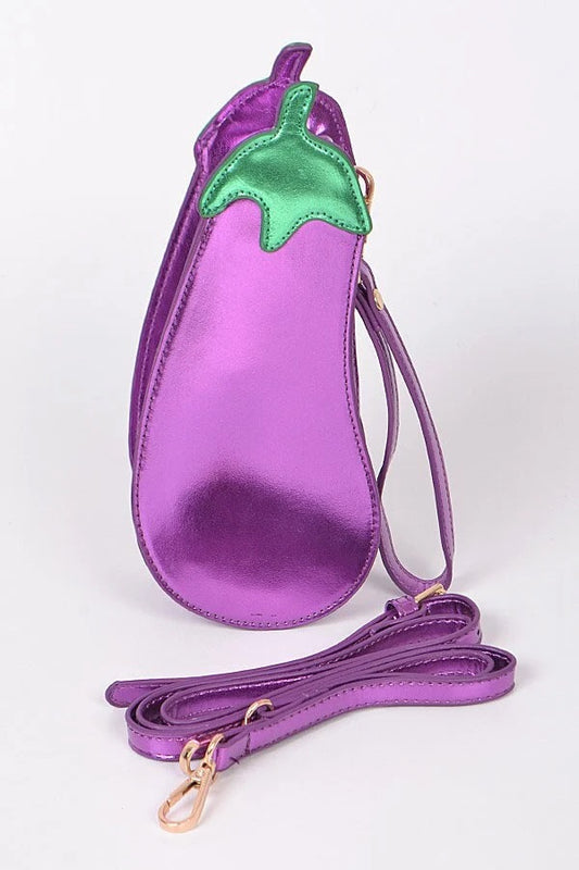 Eggplant Shaped Purse