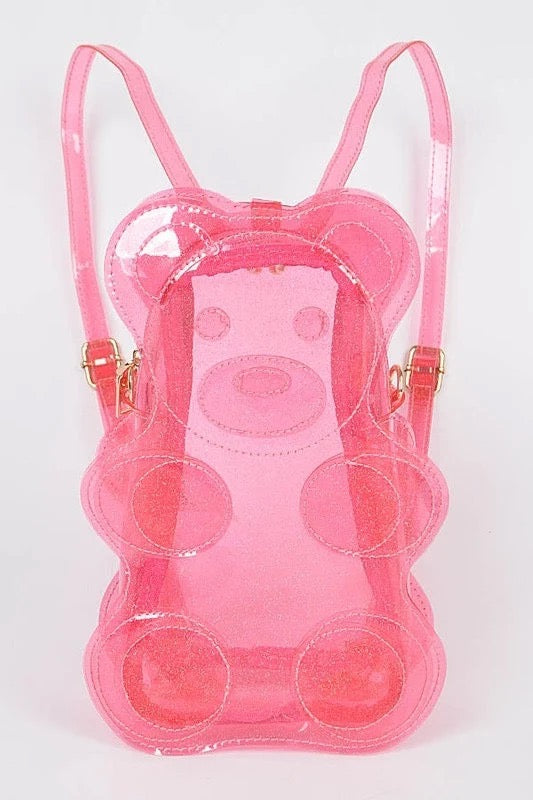 Transparent Gummy Bear Backpack