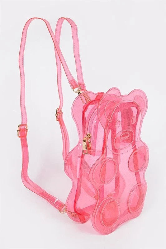 Transparent Gummy Bear Backpack