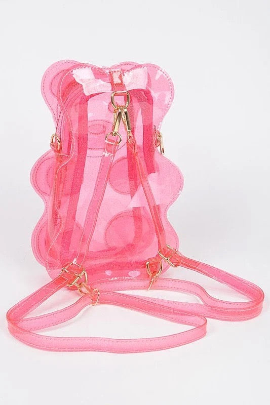 Transparent Gummy Bear Backpack