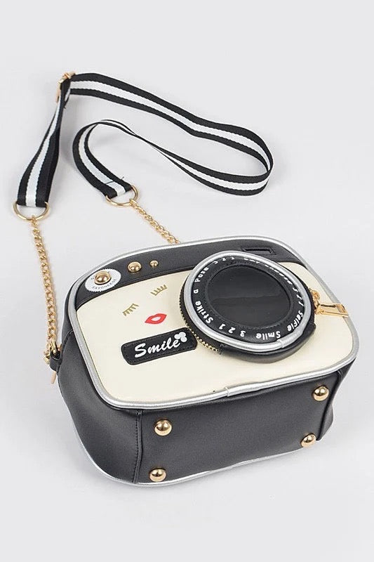 Camera Inspired Handbag