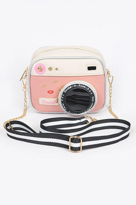 Camera Inspired Handbag