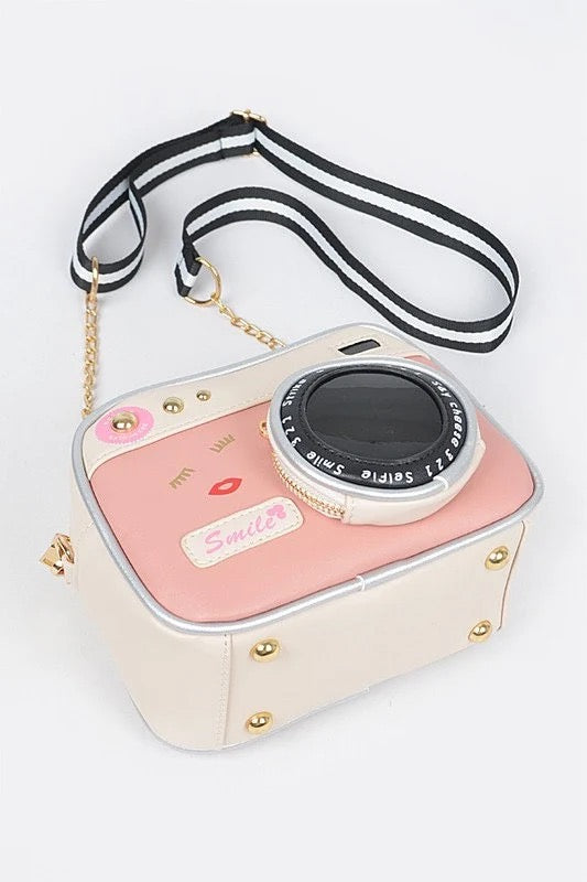 Camera Inspired Handbag