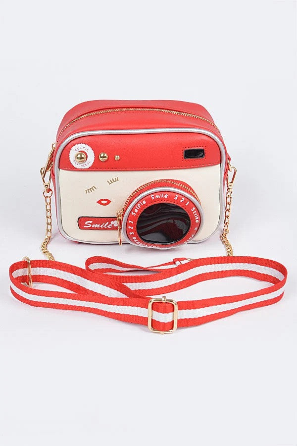 Camera Inspired Handbag